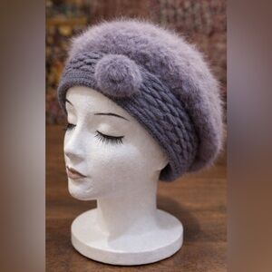 Angora Vintage Lavender Women's Hat